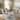 48" Solid Wood Farmhouse 5 Piece Dining Table Set with Upholstered Chairs