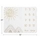 preview thumbnail 4 of 4, Sweet Jojo Designs Boho Desert Sun Taupe Baby Monthly Milestone Blanket Neutral Tan Beige Ivory Gold Bohemian Mountain Geometric