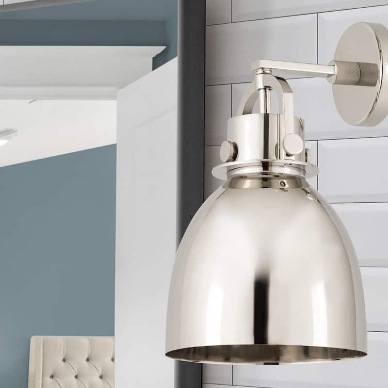 Innovations Lighting Newton Metal Bell - 1 Light 8" Wall-Mounted Sconce