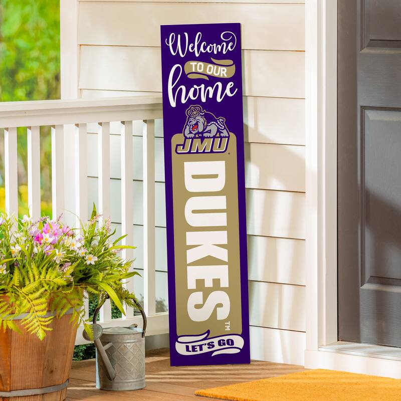 47" Double Sided Seasonal Porch Leaner, James Madison University - 47" x 11.25" - Halloween