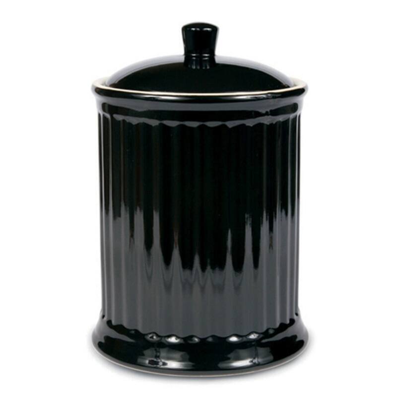 Omniware Simsbury XL Canister Cookie Jar - 120 oz - Black