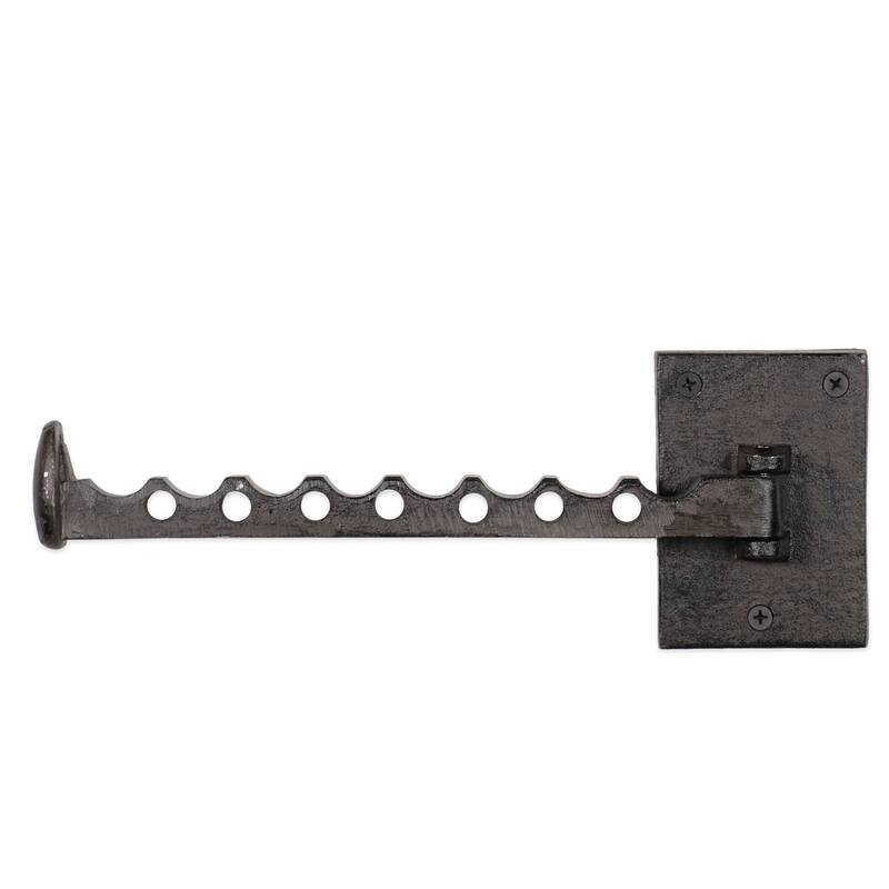 Rustic State Cast Iron Space Saver Wall Mount Hanger Holder
