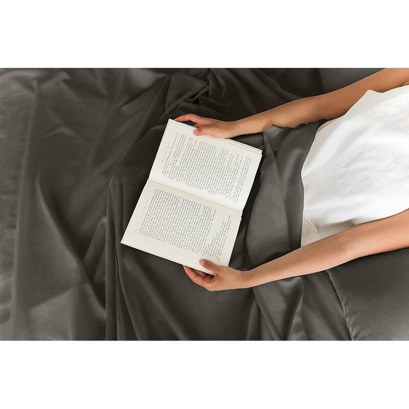 CGK Linens 400 Thread Count Deep Pocket Cotton 4 Piece Bed Sheet Set