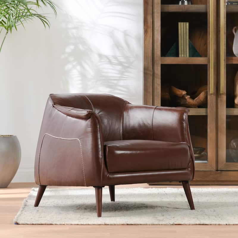 Classic Home Manny Club Chair - Brown