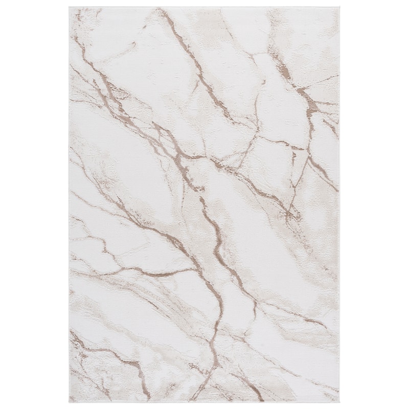 SAFAVIEH Sable Zenaida Modern Abstract Rug - 5'3" x 7'6" - Ivory/Beige