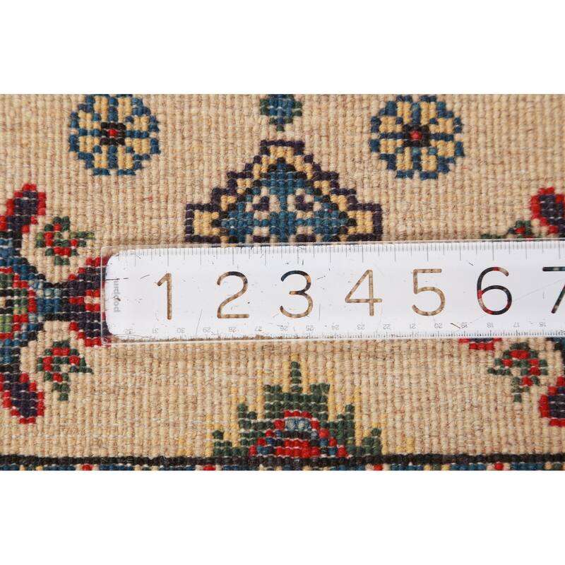 Traditional Kazak Rug Oriental Hand-Knotted Wool Carpet - 2'0"x 3'0"