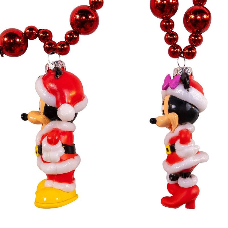 Kurt Adler 4-Foot Mickey and Minnie Lighted Garland