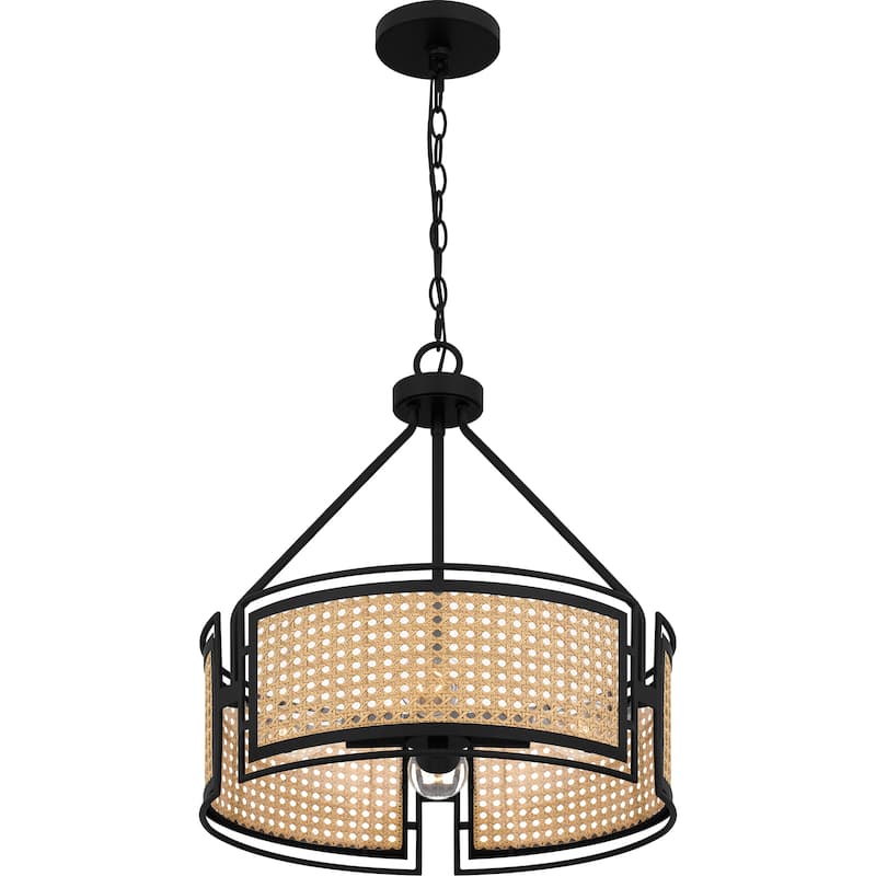 Peregrine 3-Light Matte Black Pendant