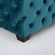 preview thumbnail 11 of 42, Jaymee Modern Glam Button Tufted Velvet Ottoman by Christopher Knight Home