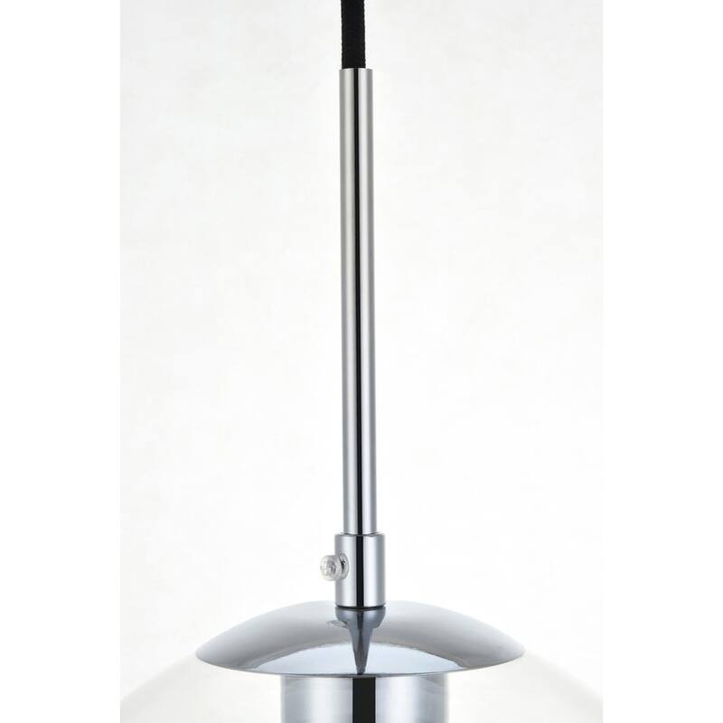 Dangling 3-light Clear Glass 20-inch Pendant