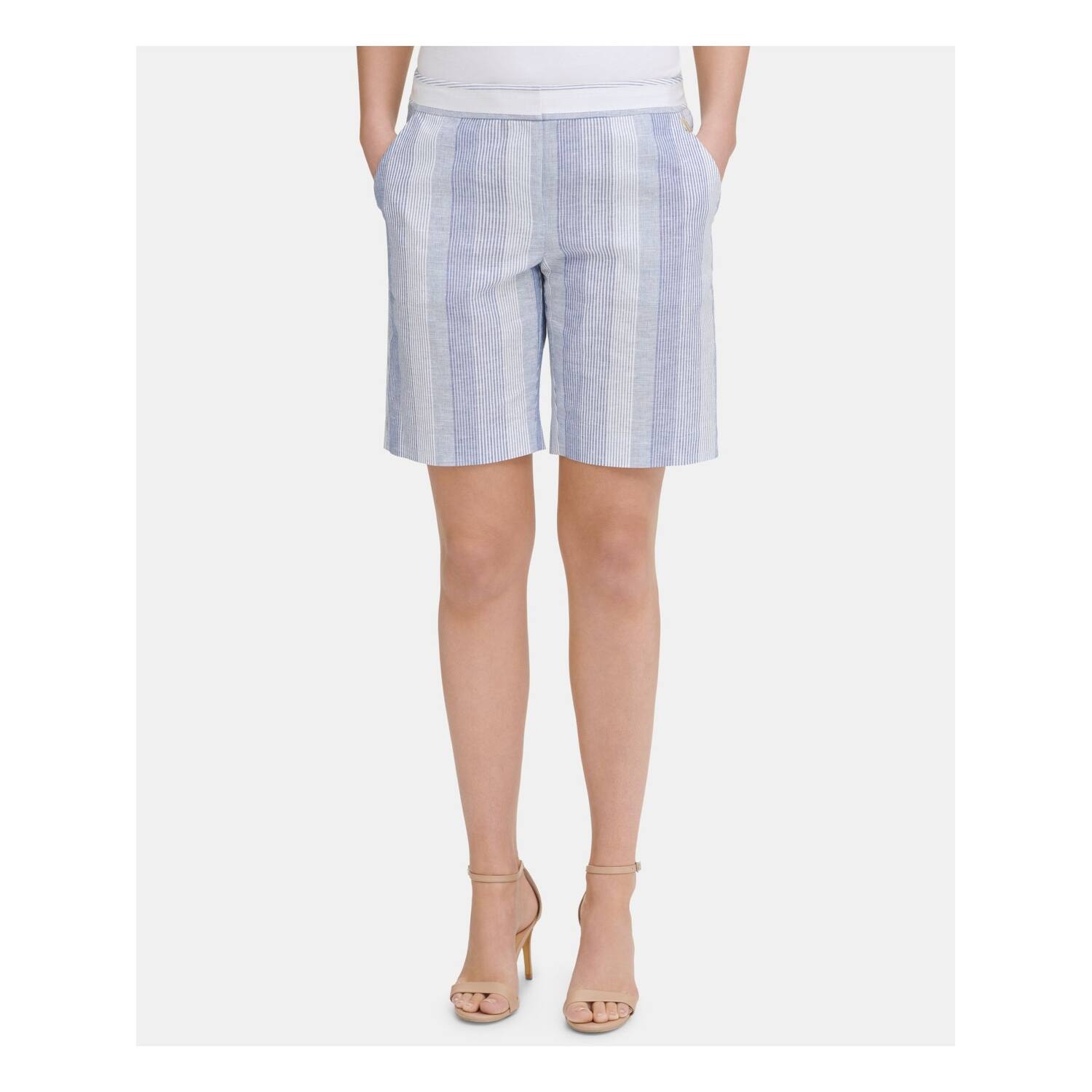 tommy hilfiger grey shorts womens
