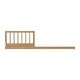 preview thumbnail 2 of 0, Oxford Baby Everest Toddler Guard Rail Honey Wood