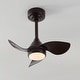 preview thumbnail 12 of 25, JONATHAN Y 22" Smart LED Ceiling Fan, 6-Speed, Dimmable, App & Remote Control