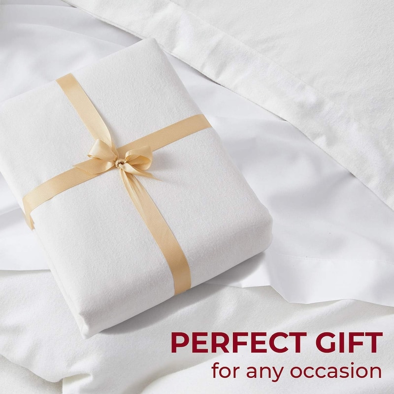 Bibb Home 3-Piece Flannel Duvet Cover Set (Insert Excluded)