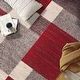 preview thumbnail 74 of 90, World Rug Gallery Modern Boxes Design Non-slip (Non-skid) Area Rug