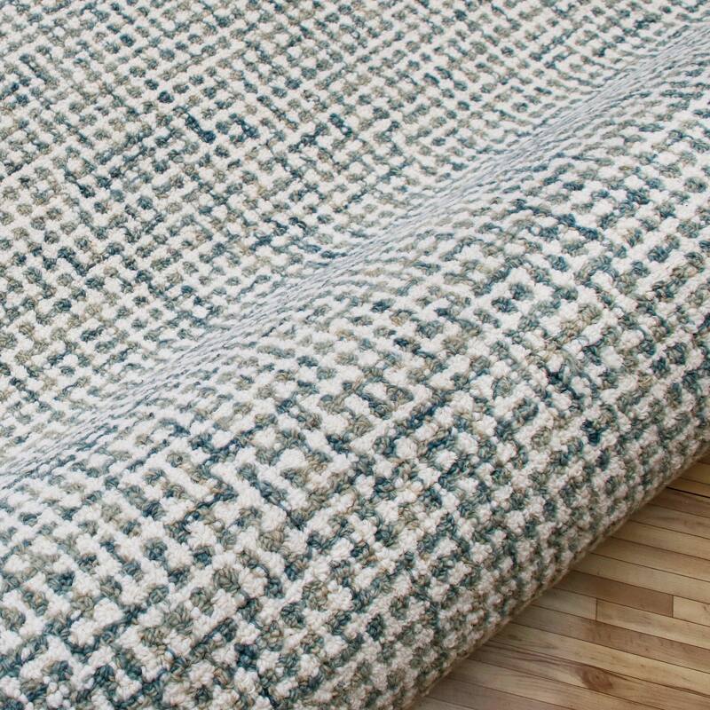 Noah Contemporary Geometric Wool Indoor Area Rug by Sevita