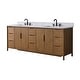 preview thumbnail 43 of 72, Vanity Art Lucerne Freestanding Bathroom Vanity with Stone Top, Hidden Power Station, Hair Dryer Holder, USB Charging Shelf