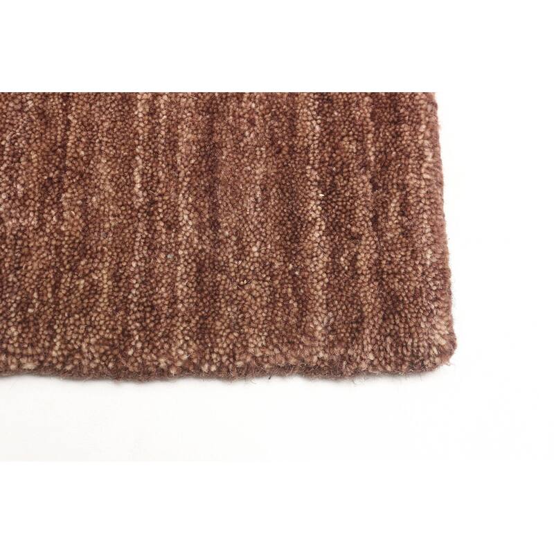 ECARPETGALLERY Hand Loomed Kashkuli Gabbeh Brown Wool Rug - 4'9 x 7'11