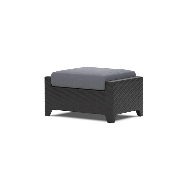 Deco 5 Piece Sunbrella Outdoor Patio Club Chair & Ottoman Set
