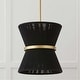 preview thumbnail 18 of 29, Modern Farmhouse Boho Chandelier for Dining Room in Gold or Black