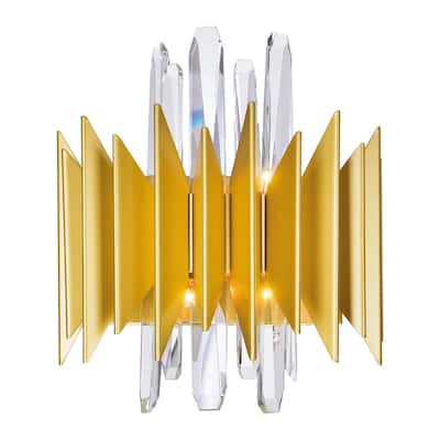 Cityscape 5 Light Wall Sconce With Satin Gold Finish - Satin Gold