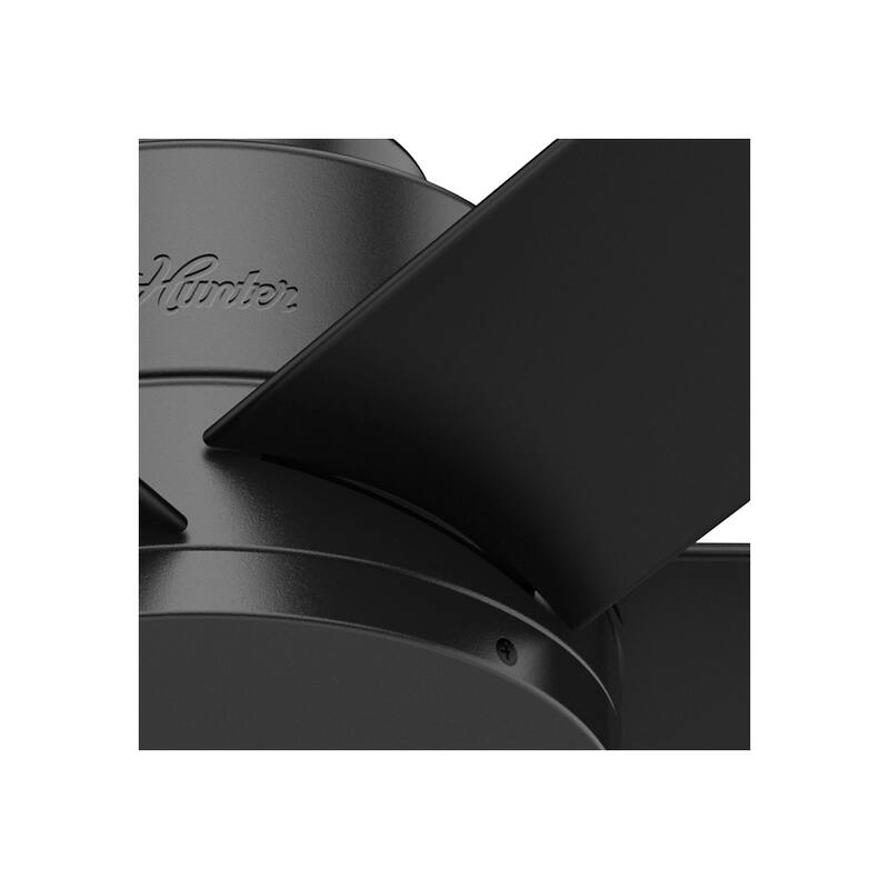 Hunter 44" Kennicott Outdoor Ceiling Fan with Wall Control, Damp Rated - Industrial, Contemporary, Transitional