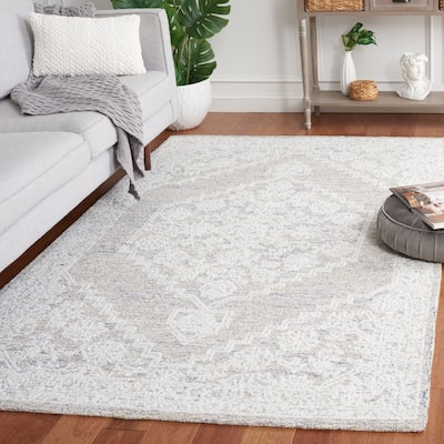 SAFAVIEH Handmade Ebony Agota Modern Wool Rug