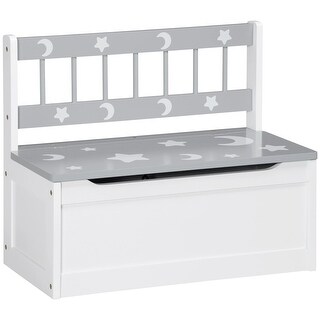 Kids Storage Bench Seat with Storage for Toddler Playroom Furniture