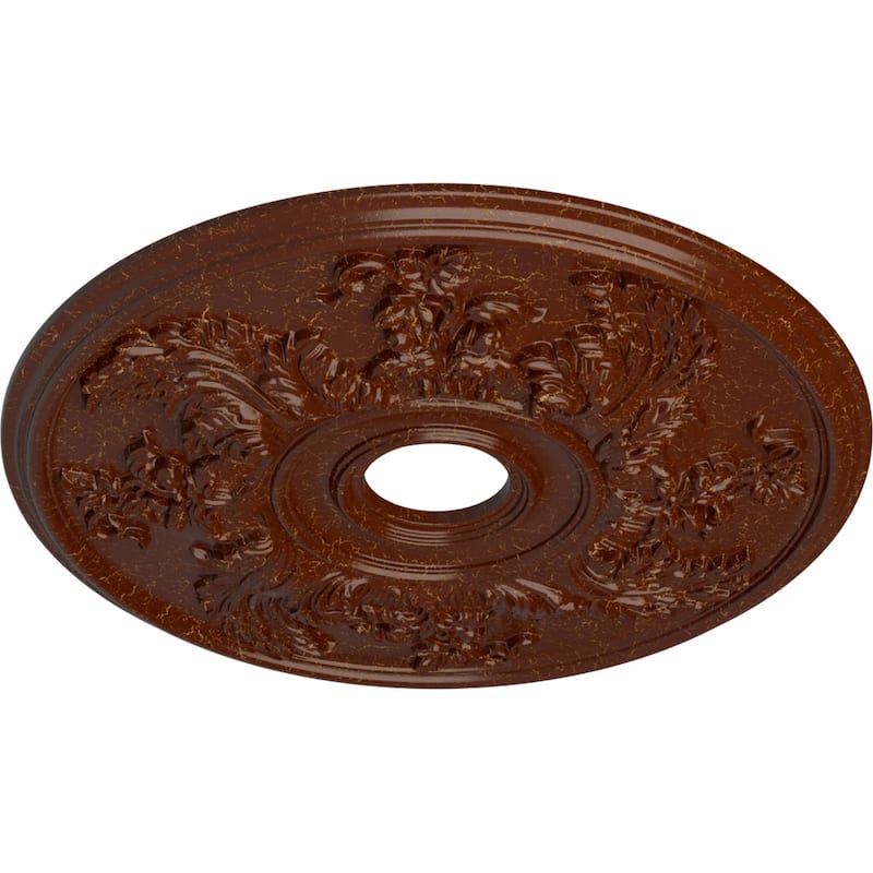 23 5/8"OD x 4 5/8"ID x 1 7/8"P Acanthus Twist Ceiling Medallion