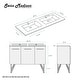 preview thumbnail 5 of 45, Swiss Madison Annecy 60" Double, Two Doors, One Drawer, Bathroom Vanity