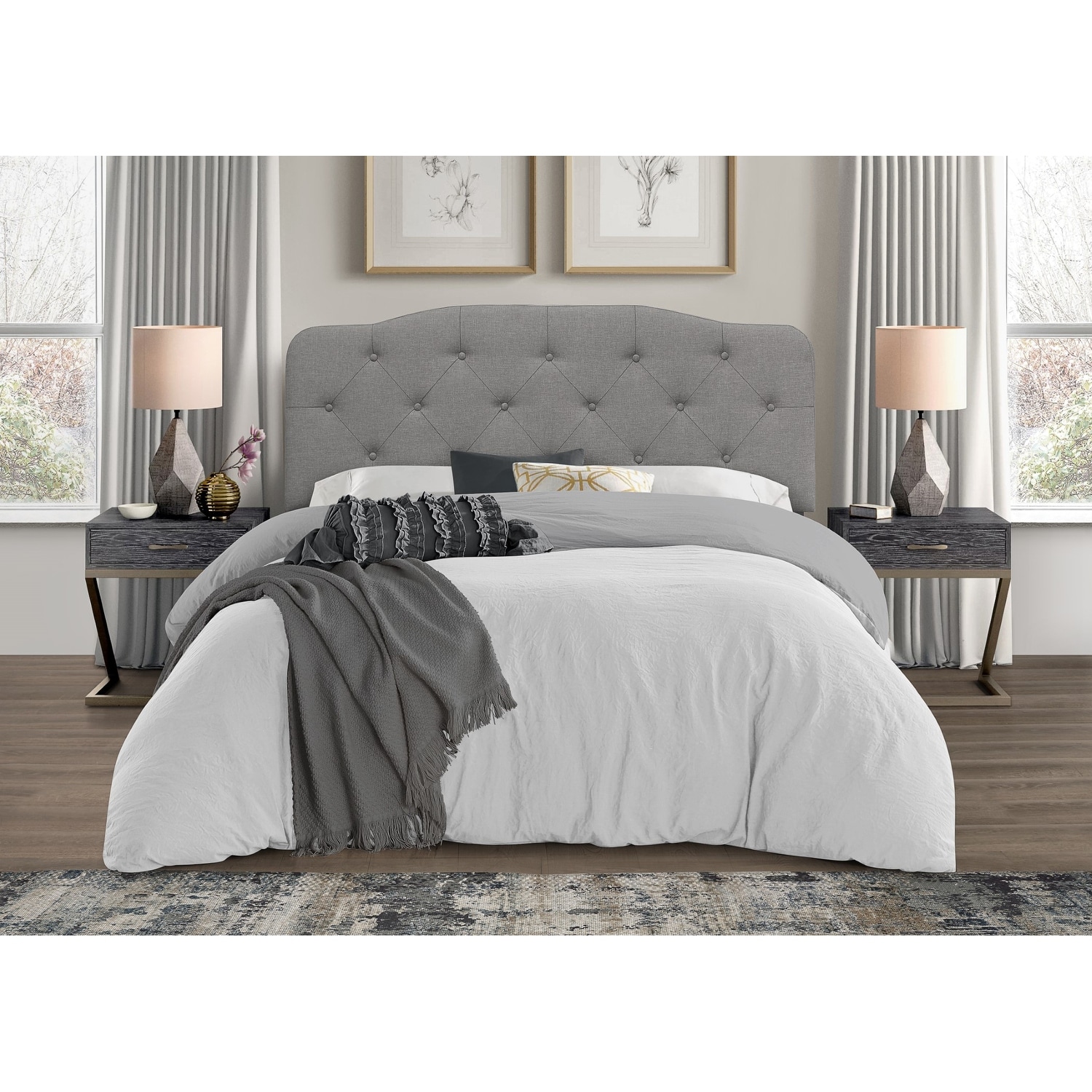 Espresso store king headboard