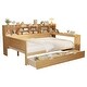 preview thumbnail 28 of 41, Full Size Daybed All in One Daybed with Shelves Desk Drawers