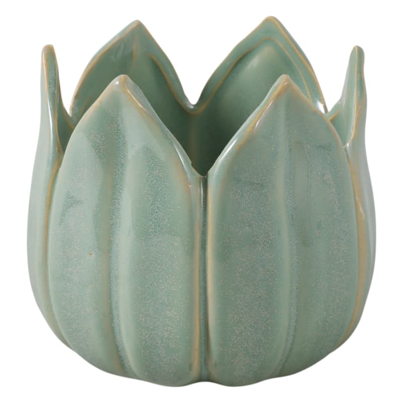 Ceramic Leaf Shaped Storage Bowl - 4"