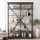 preview thumbnail 1 of 8, Marcin Transitional 58-inch 5-Shelf Metal Bookcase by Furniture of America