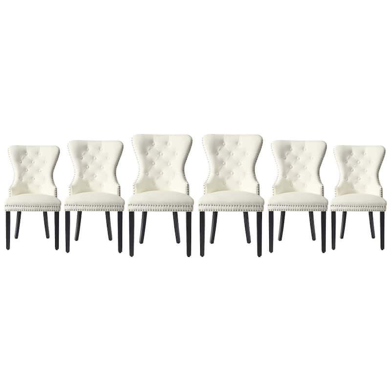 Highland Tufted Velvet Side Chair (Set of 6)
