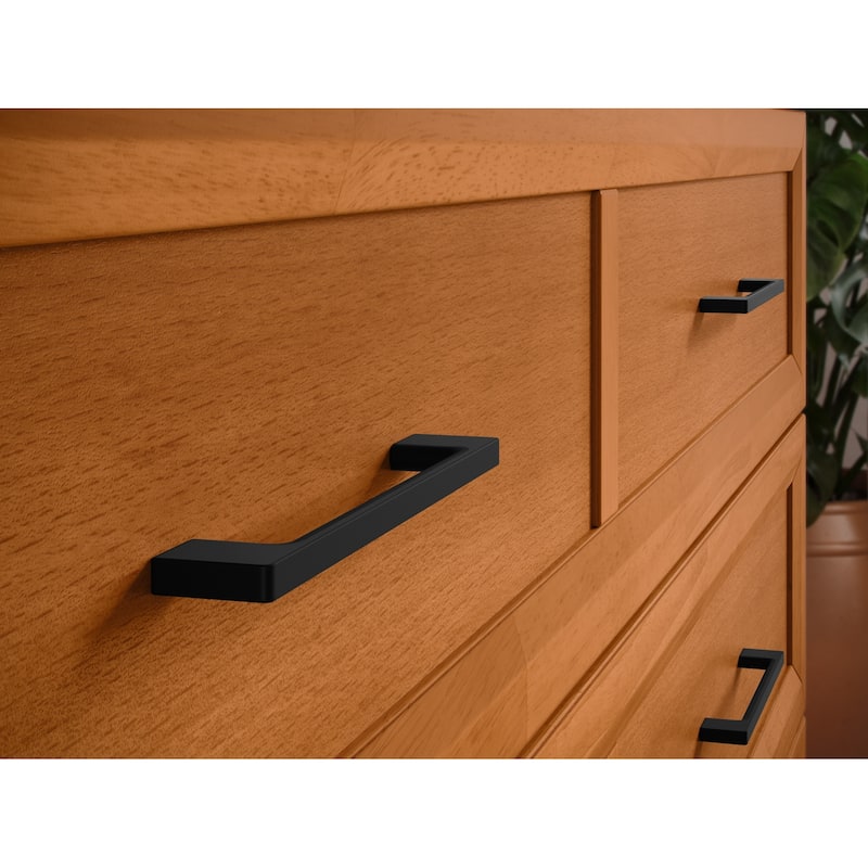 Solid Wood Murphy Bed Chest with Mattress & Charger - Space Saving Bed for Guest Room, Studio Apartment