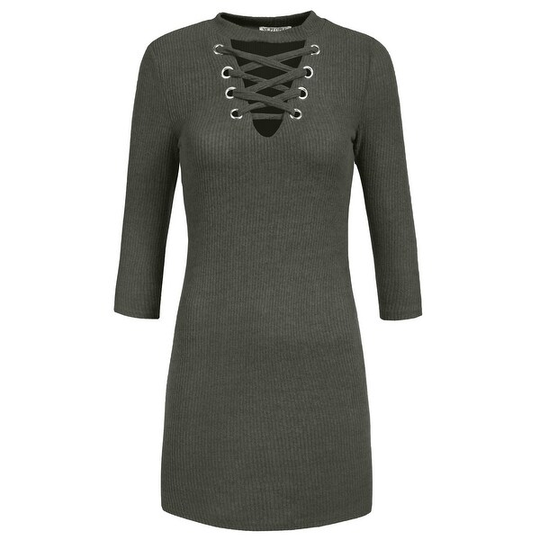 womens knit sweater dress