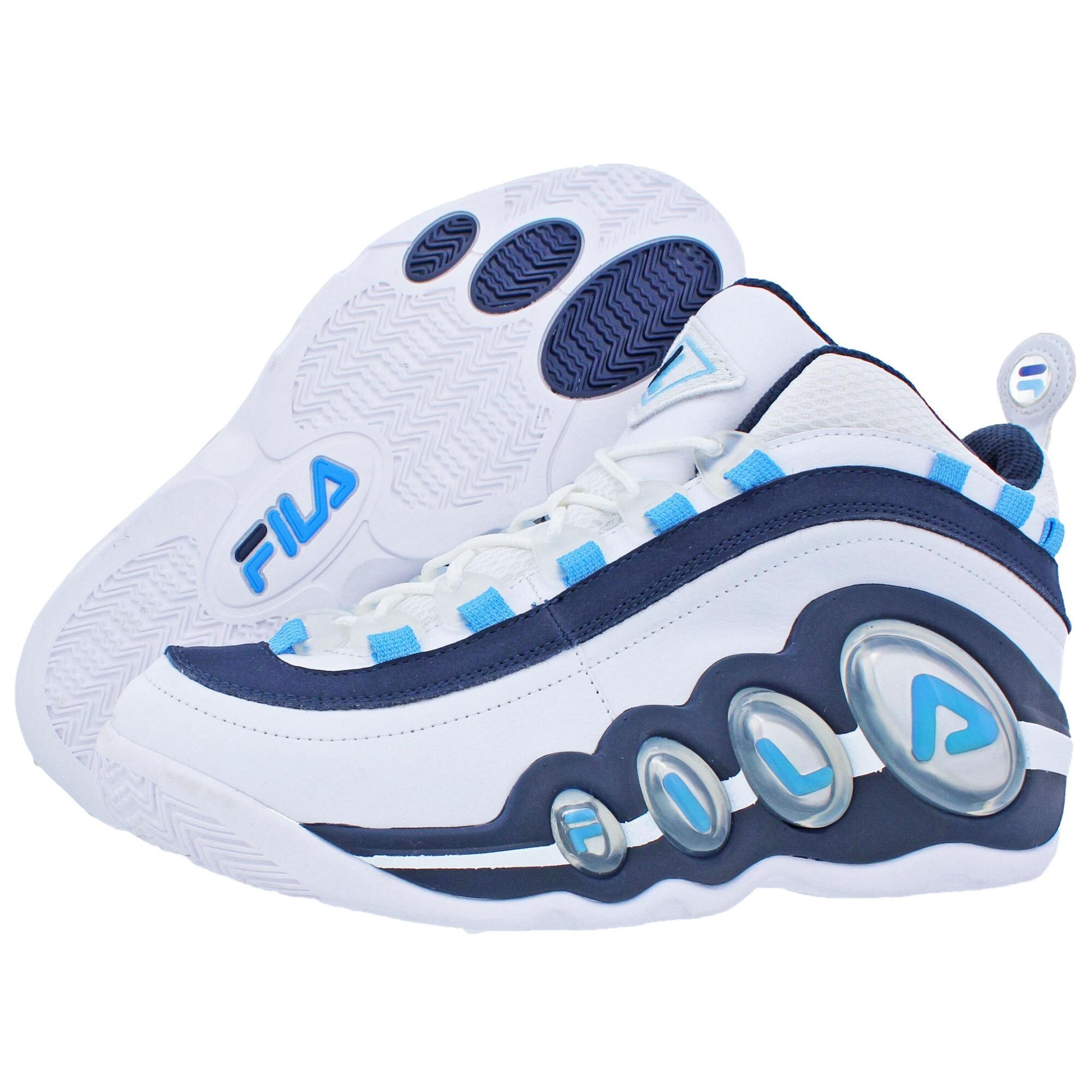 white high top fila shoes