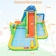 preview thumbnail 3 of 7, Inflatable Water Slide Giant Water Park 9-In-1 for Kids Backyard Fun with 735W Blower - 12.5 x 15.5 x 8.2 ft (L x W x H)