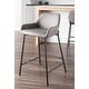 preview thumbnail 18 of 43, Carbon Loft Galotti Industrial Counter Stools (Set of 2) - N/A