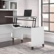 preview thumbnail 3 of 33, Bush Furniture Somerset 42W 3 Position Sit to Stand Return