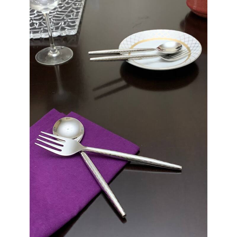 VIBHSA Dinner Forks and Dinner Spoons Set of 8 Pieces