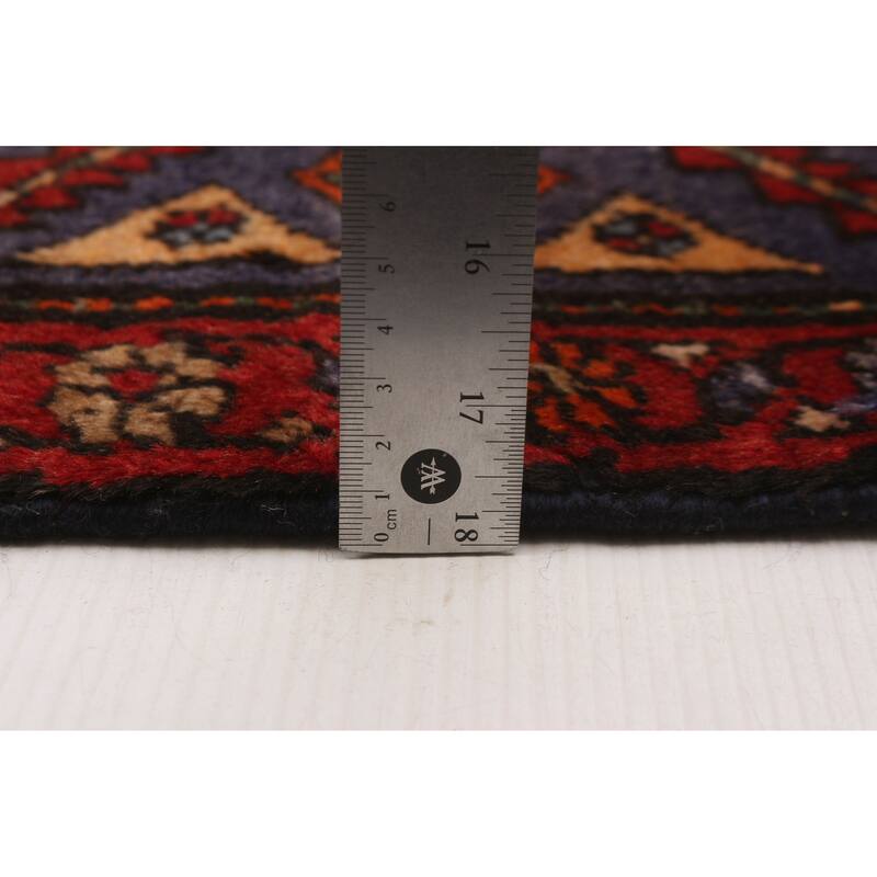 Konya Anatolian Black, Red Rug 3'10" x 6'0" - 3'10 x 6'0