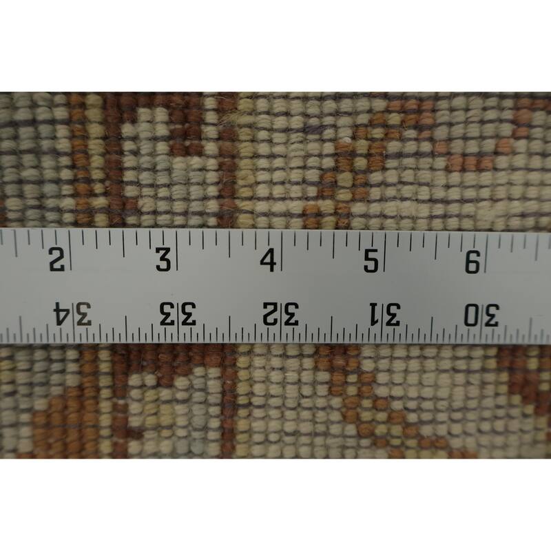 Hand Knotted Oriental 100% Wool Carpet Traditional Floral Greys & Charcoal Ziegler Area Rug - 12' 1'' X 8' 6''