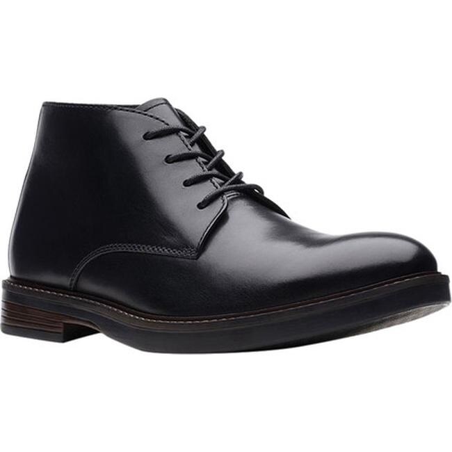 clarks black chukka