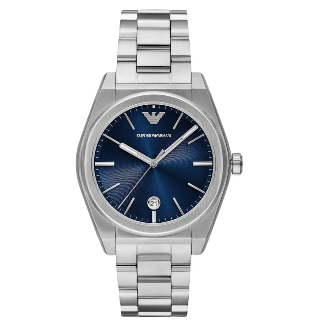 Emporio Armani Men's Federico Blue Dial Watch - AR11620 - One Size