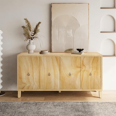 Large Buffet with Adjustable Shelves