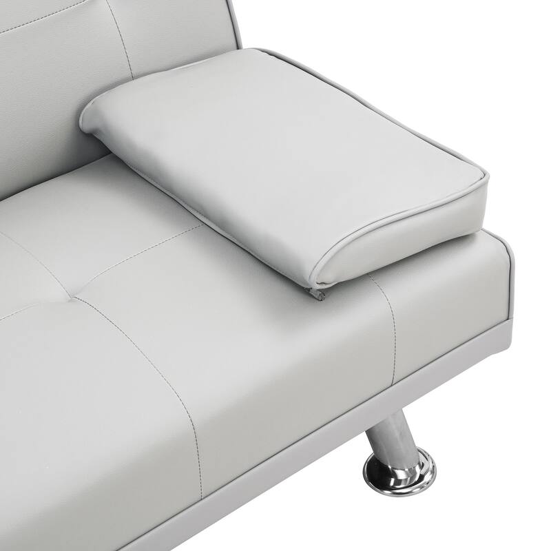 Wooden frame lounge chair with armrests stainless steel legs