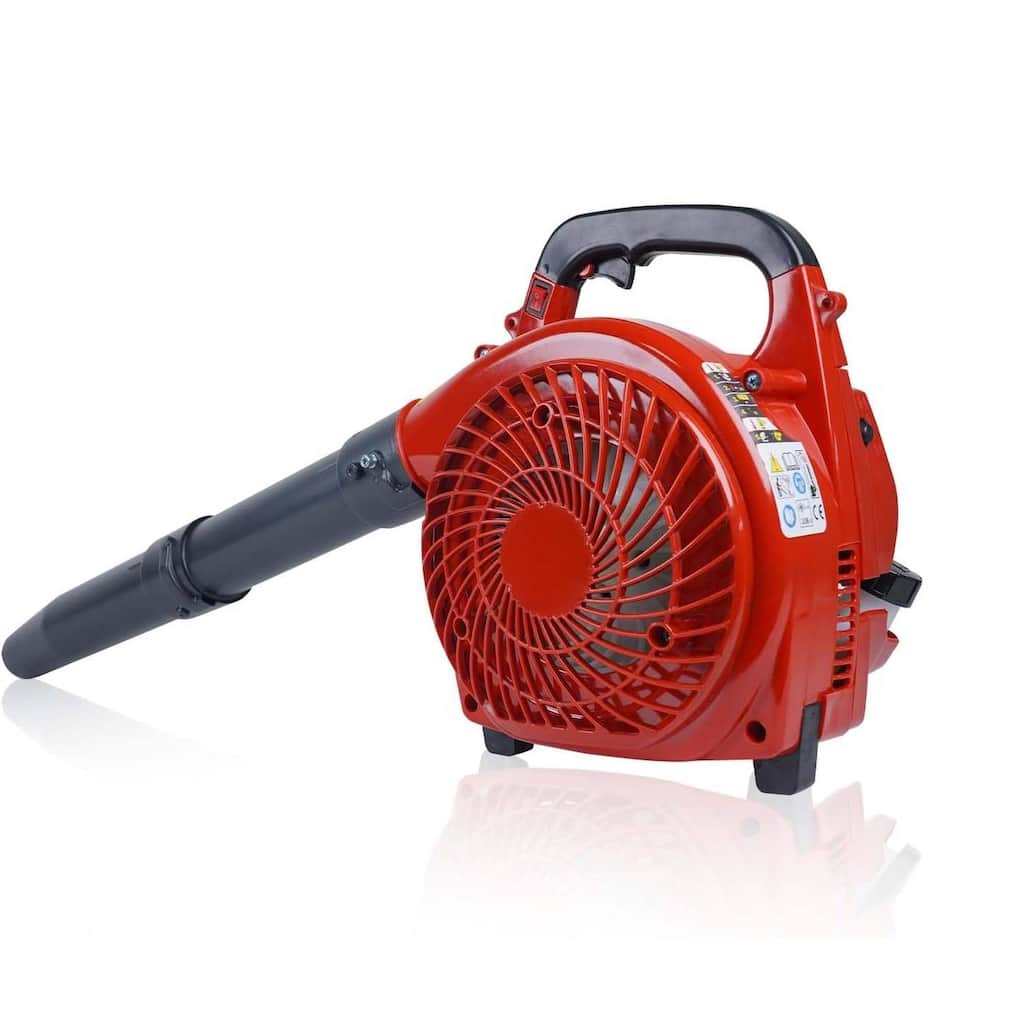 28cc 2-Stroke 1.1 HP, 490 CFM, 280 MPH Handheld Gas Powered Leaf Blower for Effortless Lawn & Leaf Cleanup - N/A