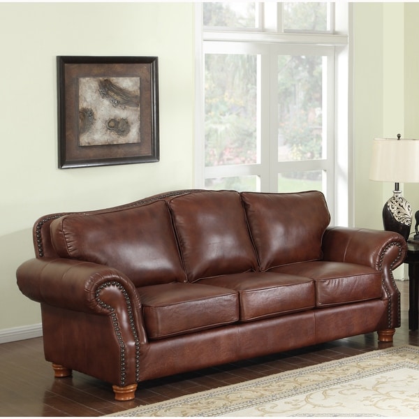 Leather 3 shop seater sofa sale